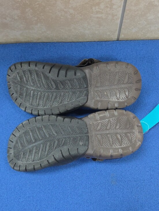 Crocs Swiftwater Water Sandals Mens 12 Black Brown Hiking Fishing River Shoes main image 6